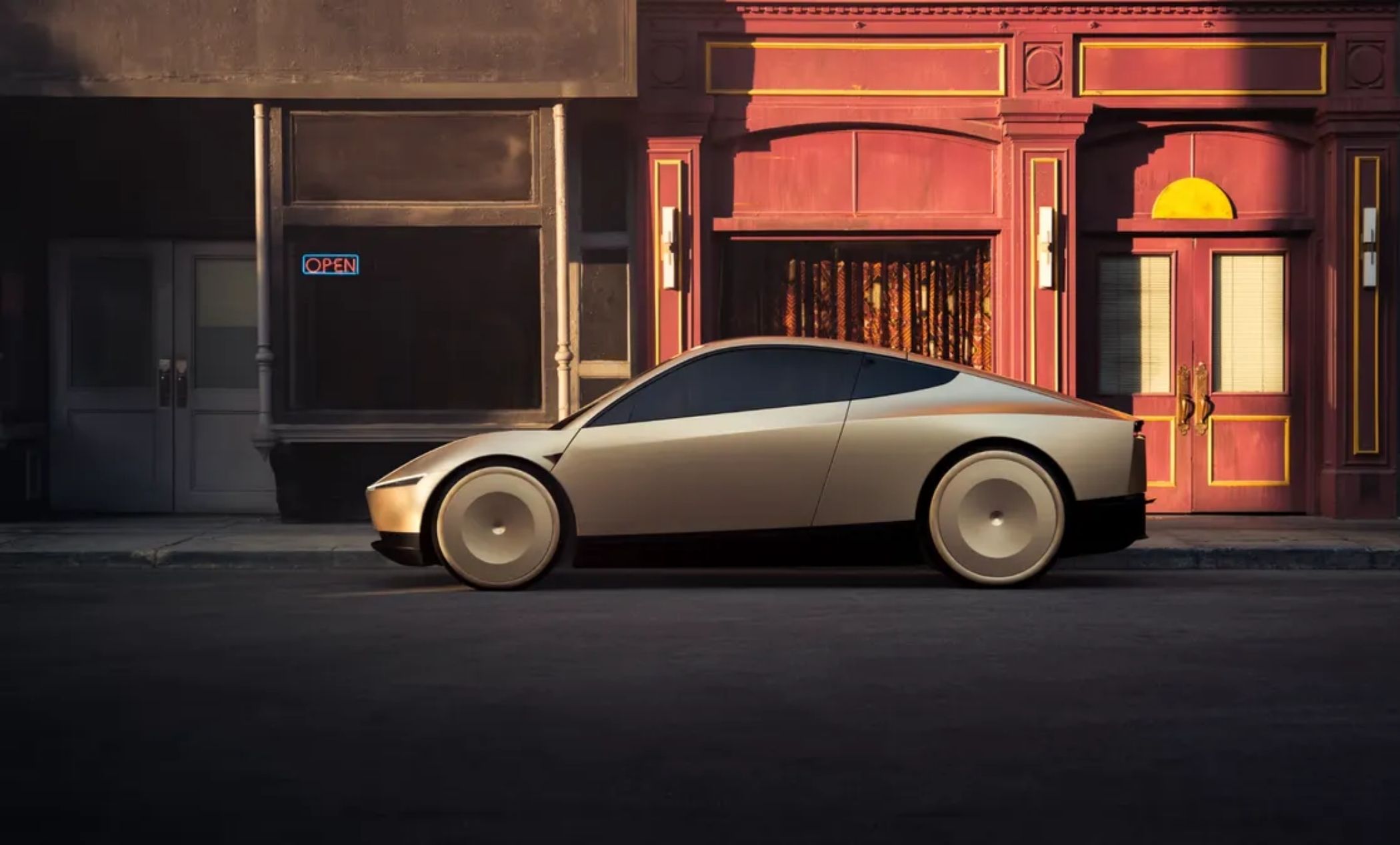 Elon Musk unveils new Tesla robotaxi with no steering wheel or pedals