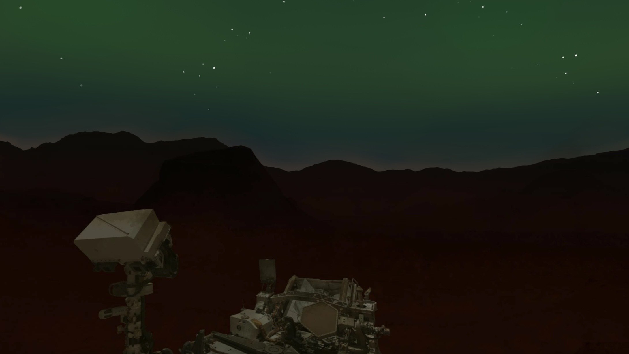 NASA rover captures an aurora from Mars surface for the first time